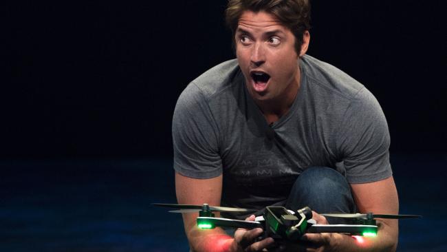 CEO Nick Woodman with Karma